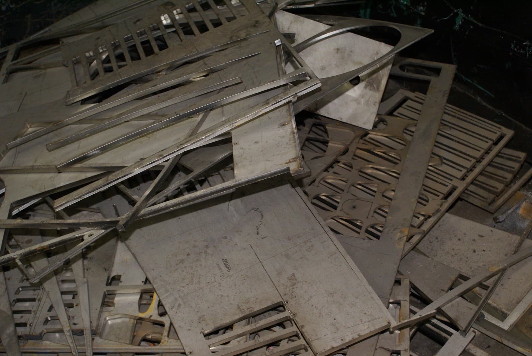 Scrap stainless steel at the Perth Metal Recyclers yard